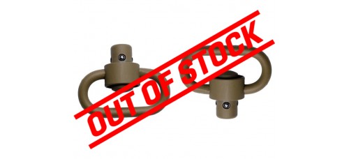 GrovTec Push Button Swivels Heavy Duty Flat Dark Earth Cerakote Swivels 